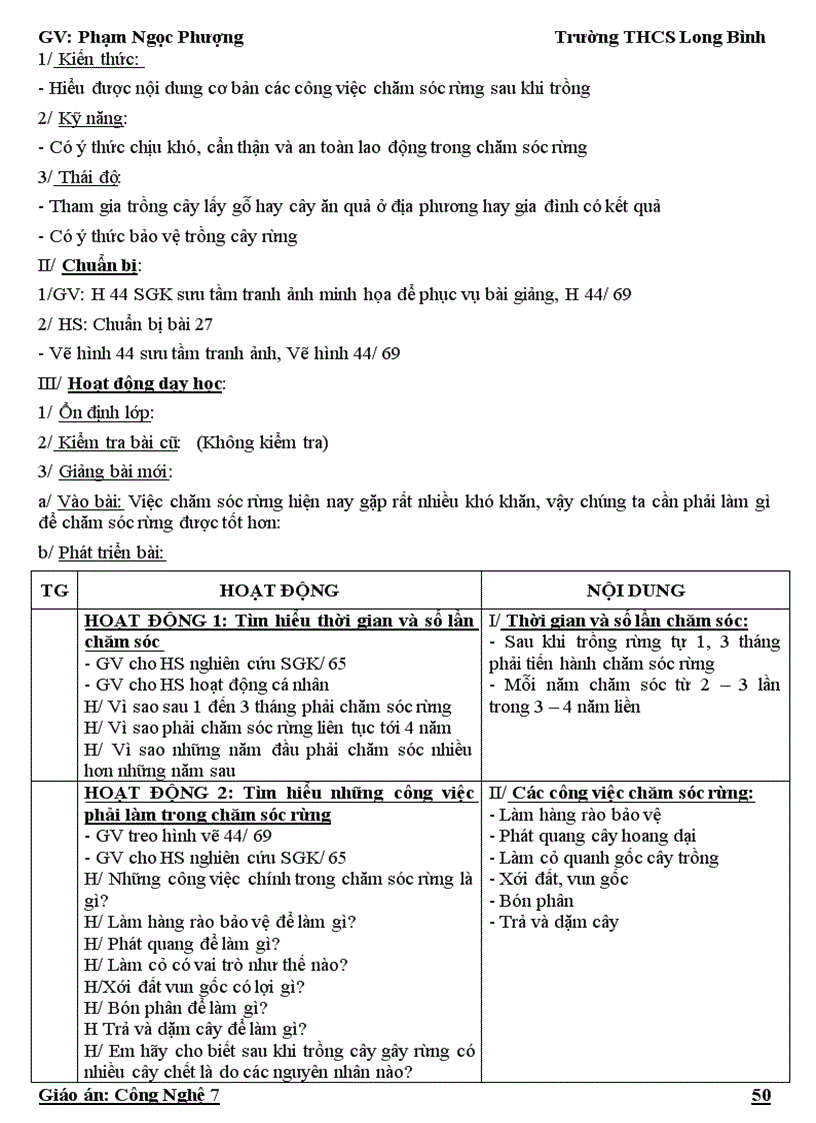 image for page Giáo án CN 7 cả năm đầy đủ