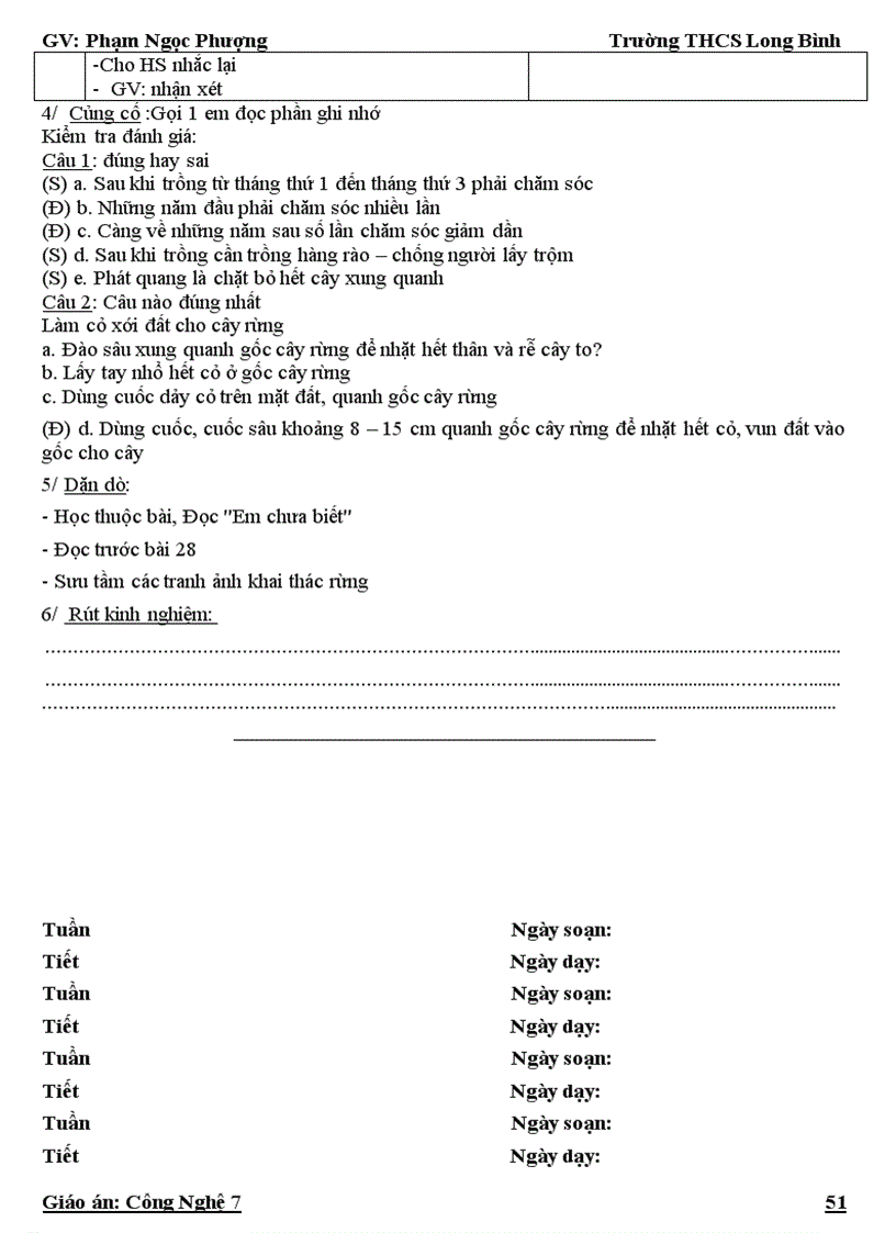 image for page Giáo án CN 7 cả năm đầy đủ