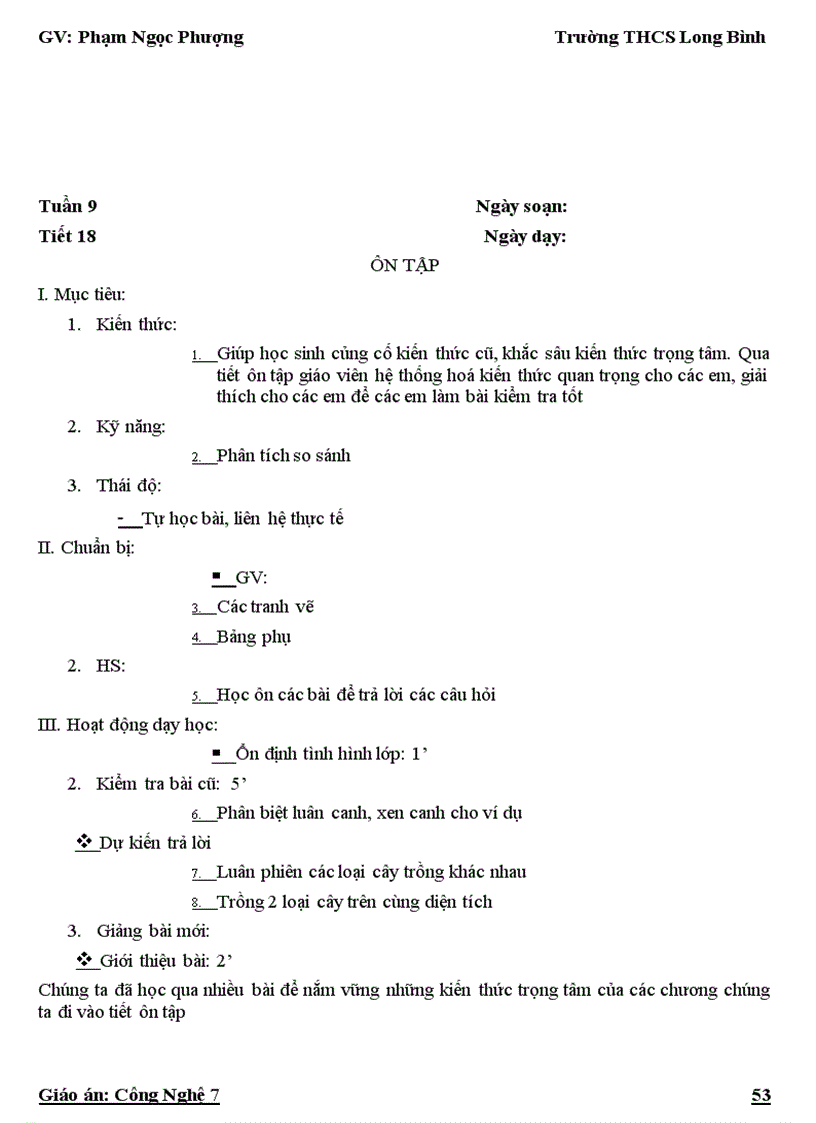 image for page Giáo án CN 7 cả năm đầy đủ