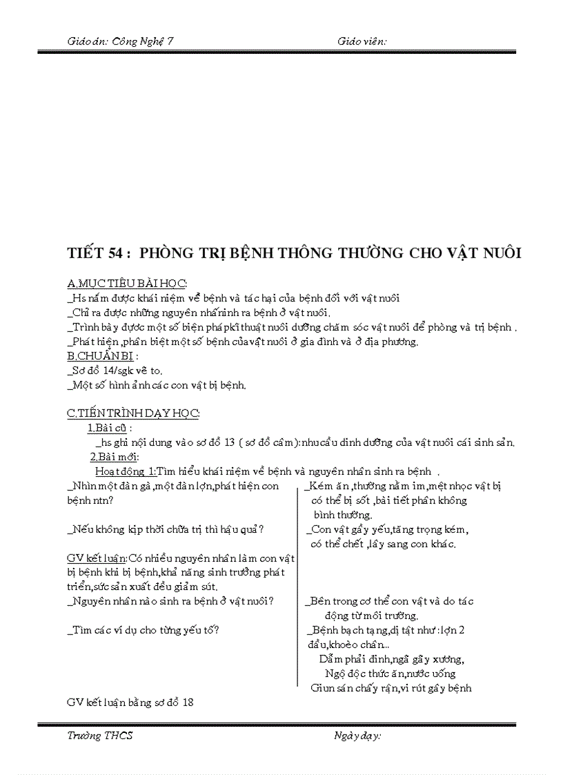 image for page Giáo án CN 7 Full