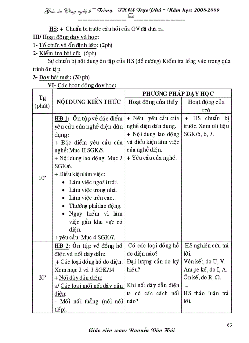 image for page Giao an CN 9 cuc hay