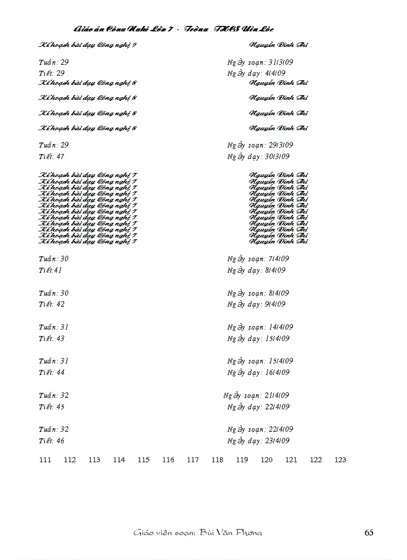 image for page Giao an cn