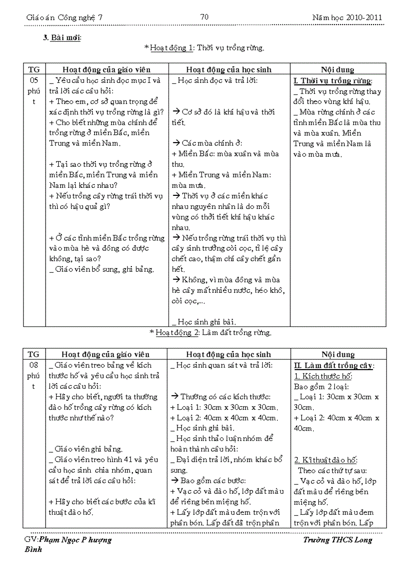 image for page Giáo án CN7 3 CỘT