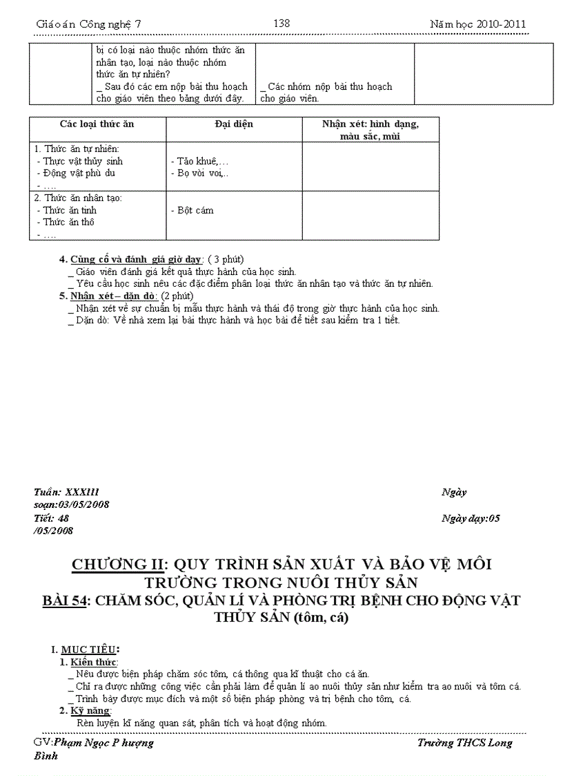 image for page Giáo án CN7 3 CỘT