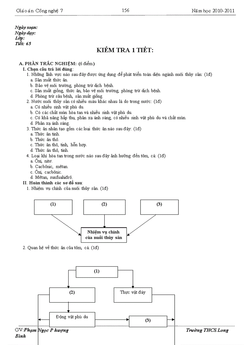 image for page Giáo án CN7 3 CỘT