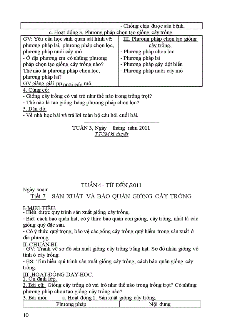 image for page Giáo án CN7 năm học 2011 2012