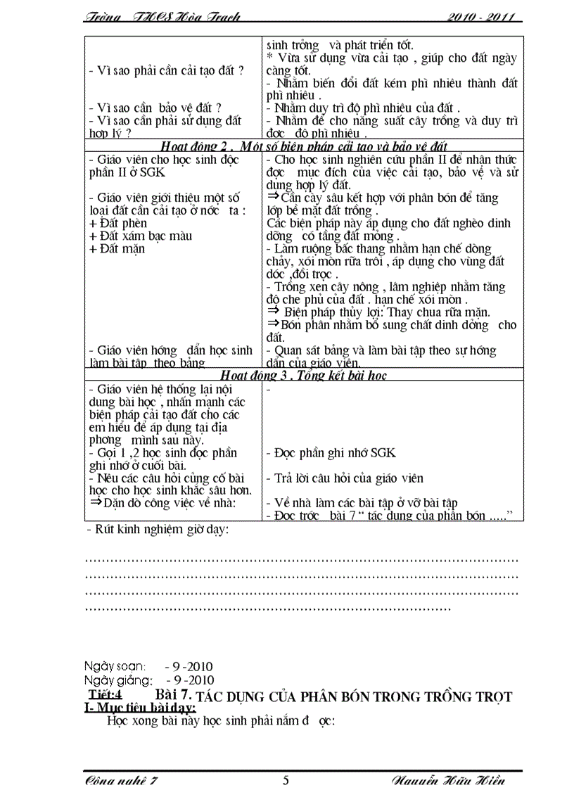 image for page Giao an CN7 HKI H2