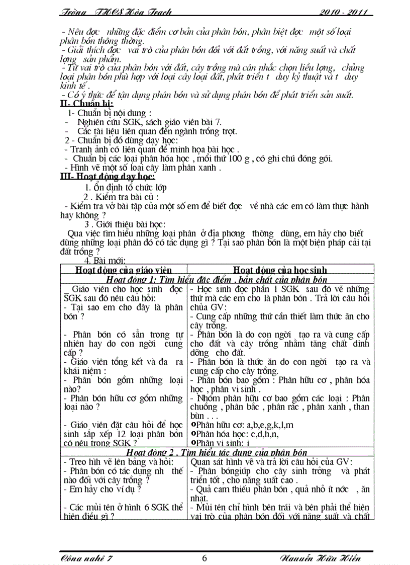 image for page Giao an CN7 HKI H2