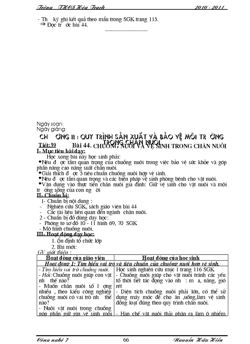 image for page Giao an CN7 HKI H2