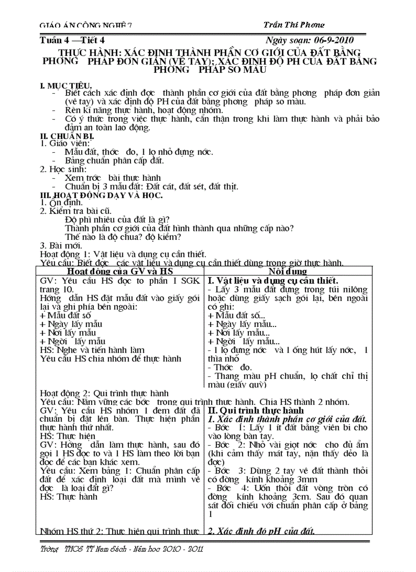 image for page Giao an cong nghe 7 2010 2011