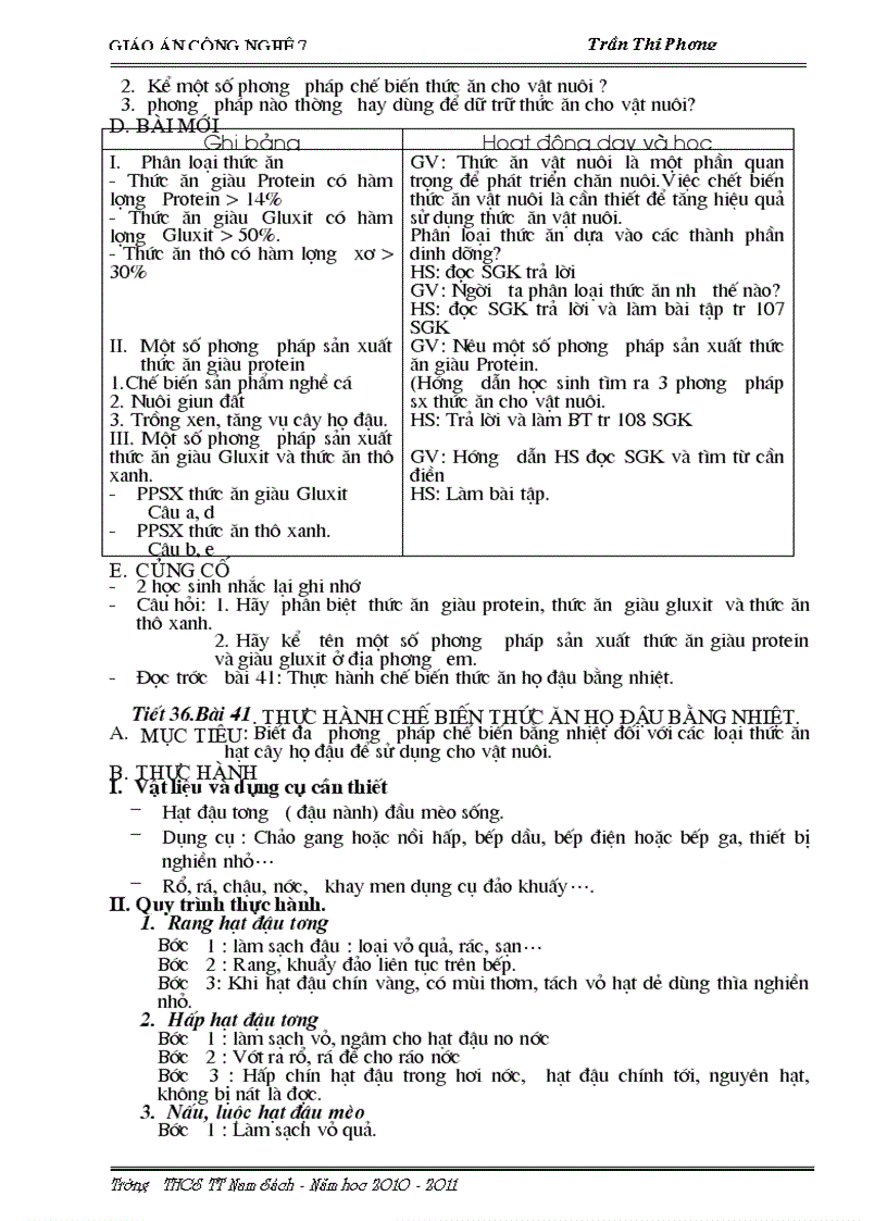 image for page Giao an cong nghe 7 2010 2011