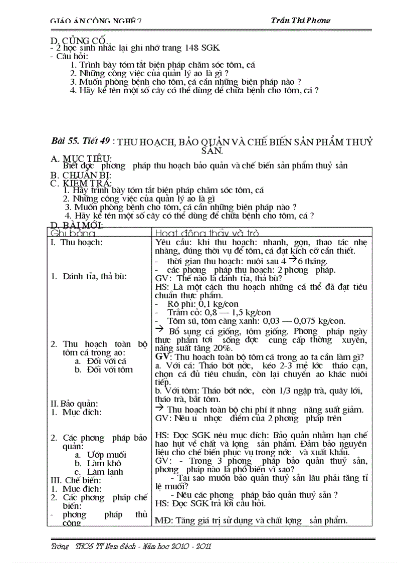 image for page Giao an cong nghe 7 2010 2011