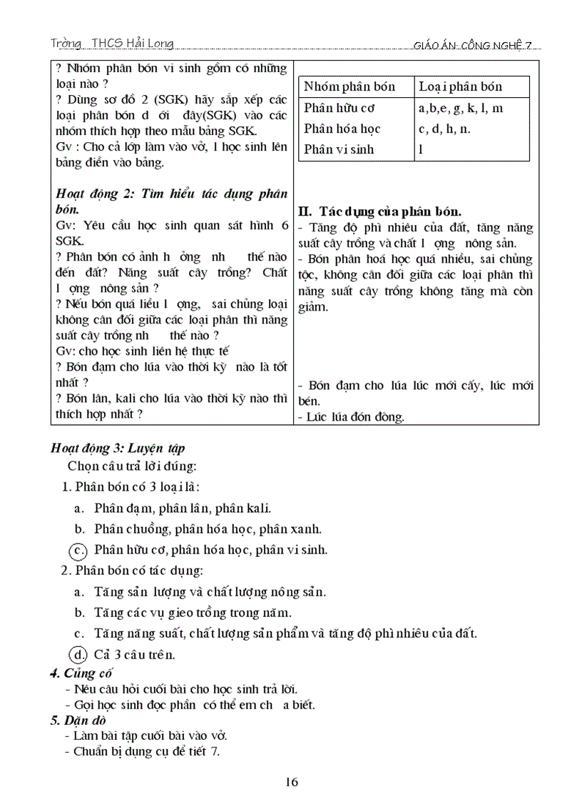 image for page Giao an cong nghe 7 2011 2012