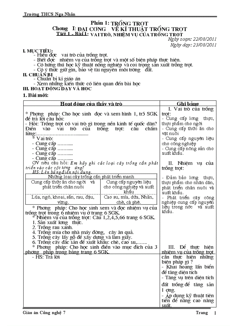 image for page Giao an cong nghe 7 chuan ktkn 1