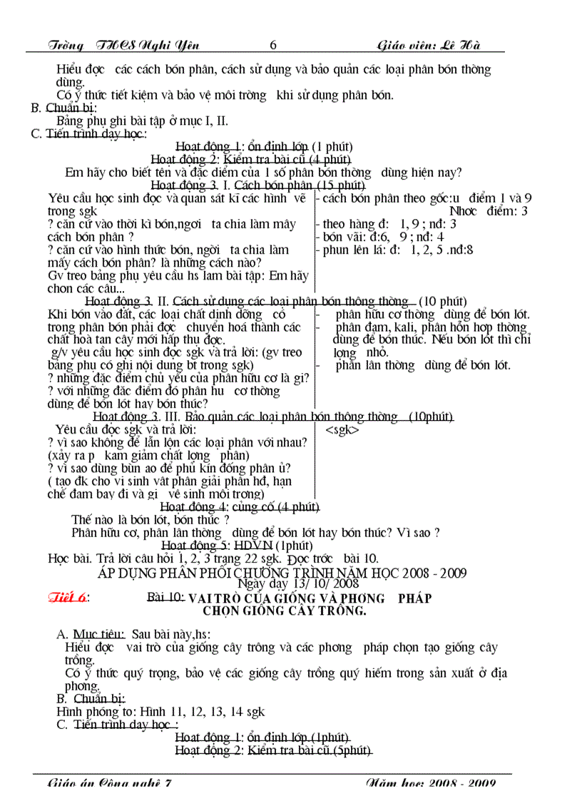 image for page Giao an cong nghe 7 chuan nghe an