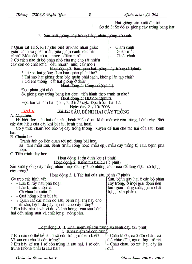 image for page Giao an cong nghe 7 chuan nghe an