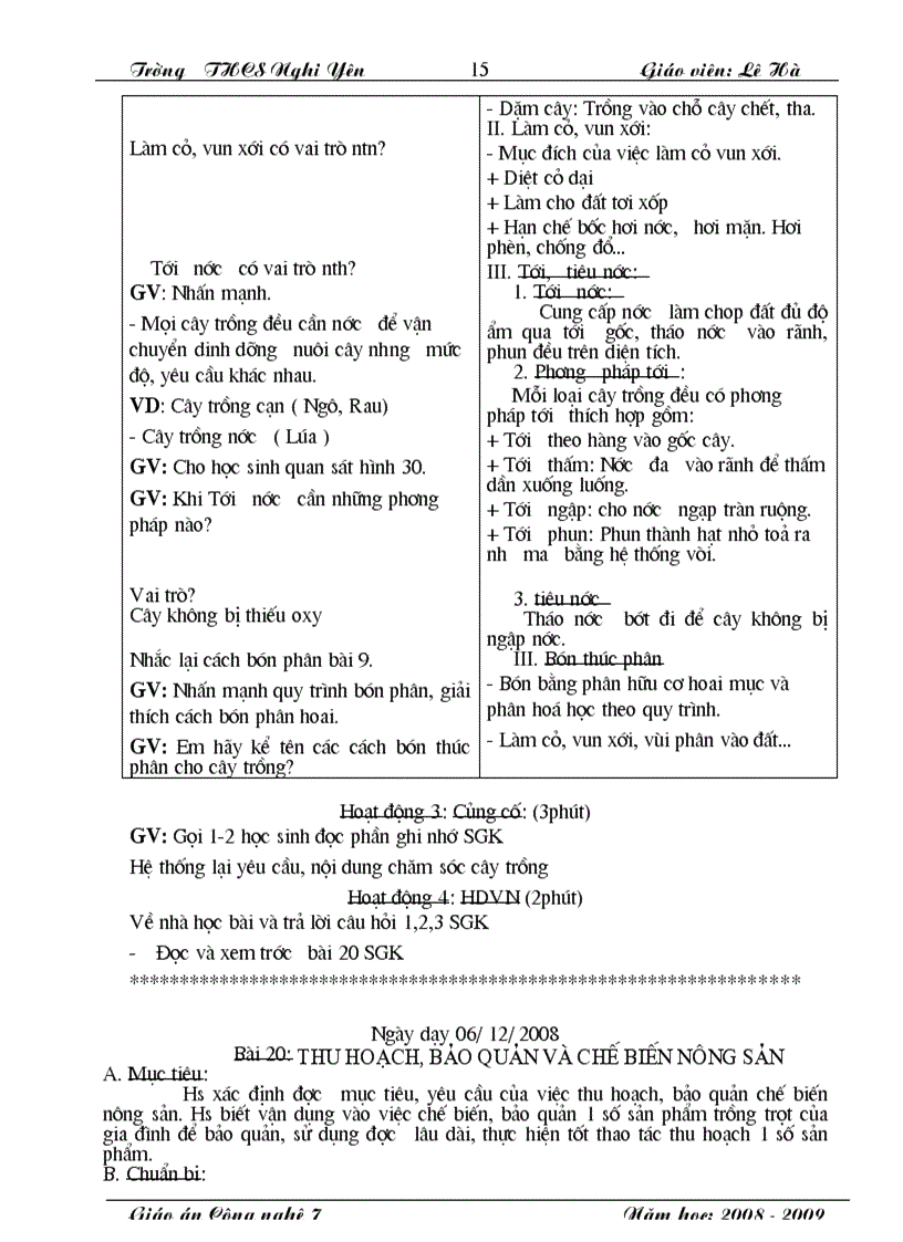 image for page Giao an cong nghe 7 chuan nghe an