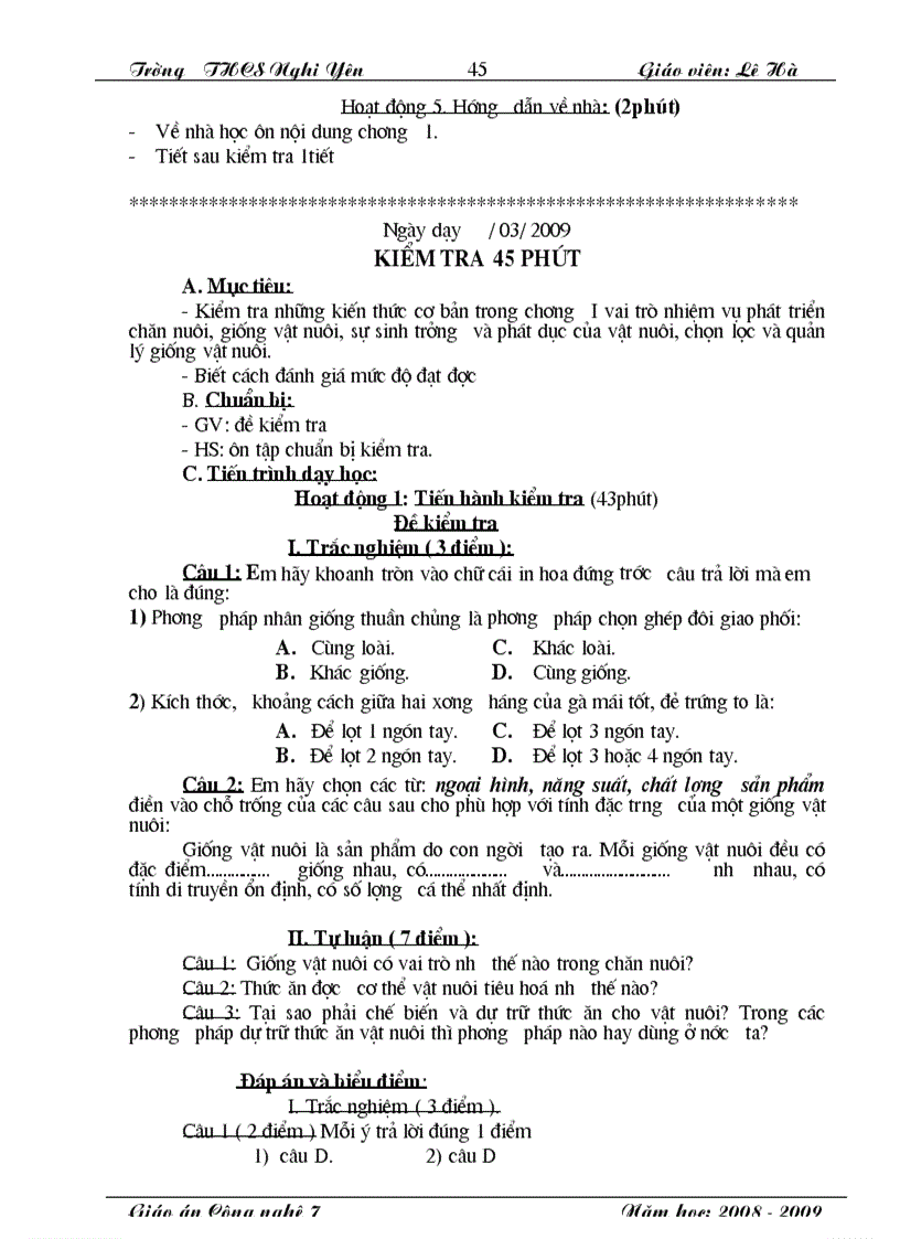 image for page Giao an cong nghe 7 chuan nghe an