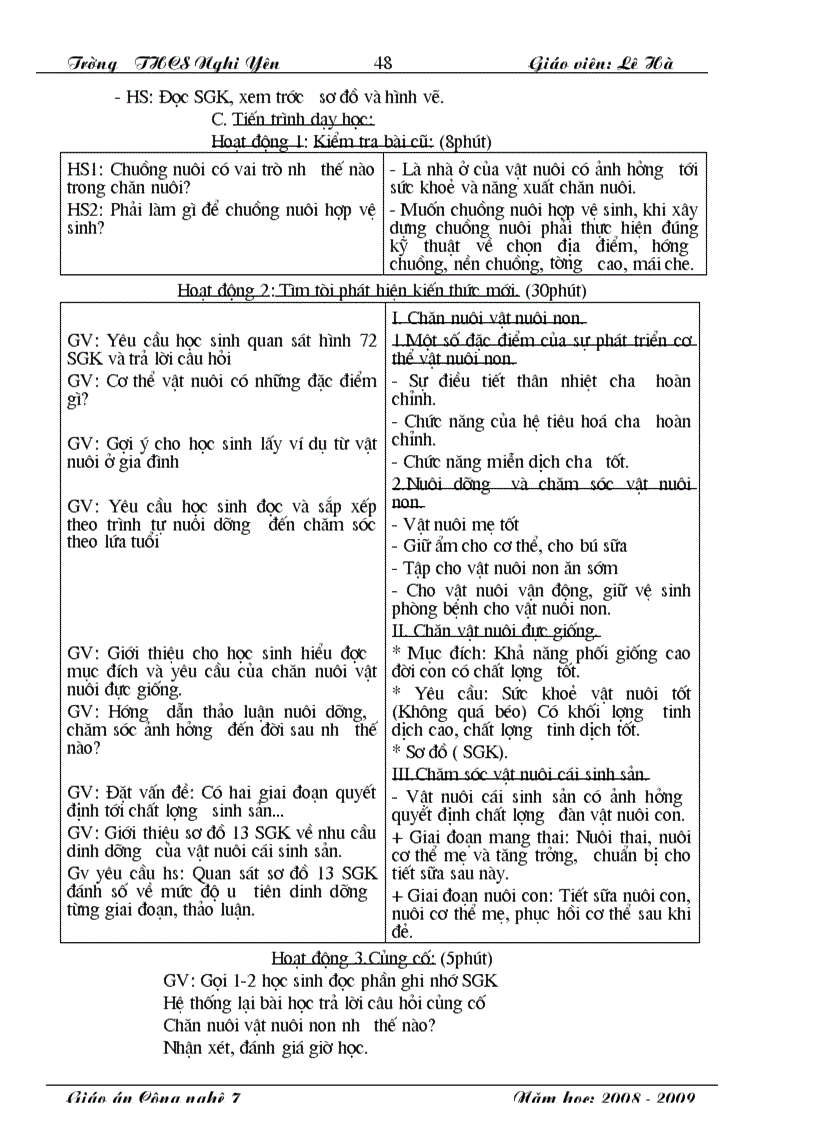 image for page Giao an cong nghe 7 chuan nghe an