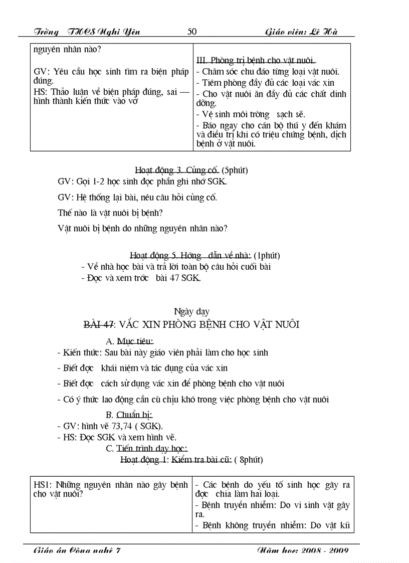 image for page Giao an cong nghe 7 chuan nghe an