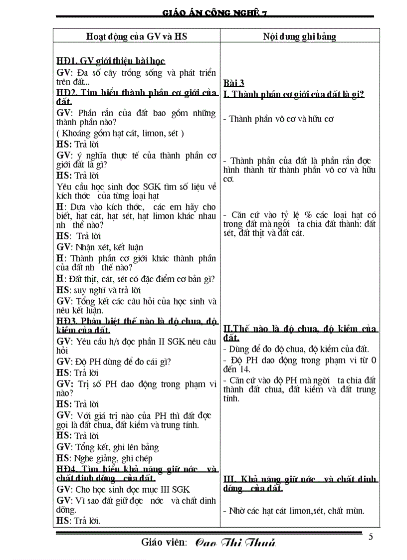 image for page Giáo án công nghệ 7 CN