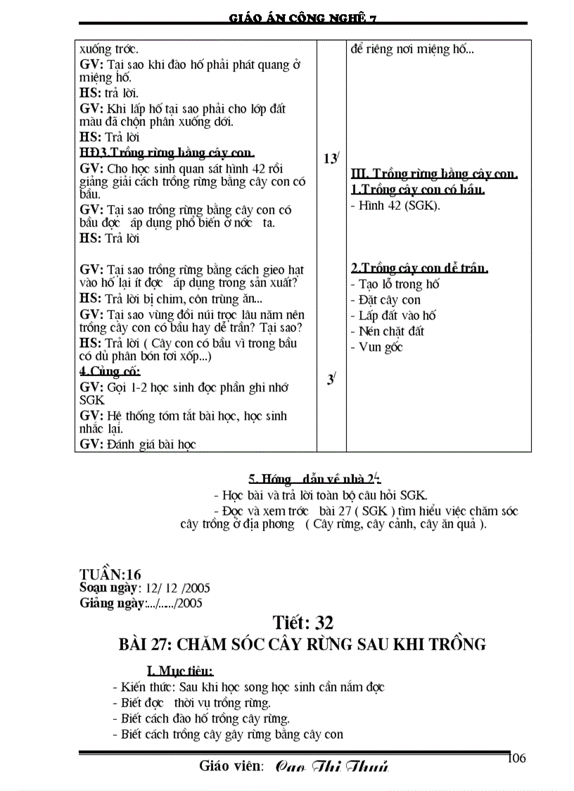 image for page Giáo án công nghệ 7 CN