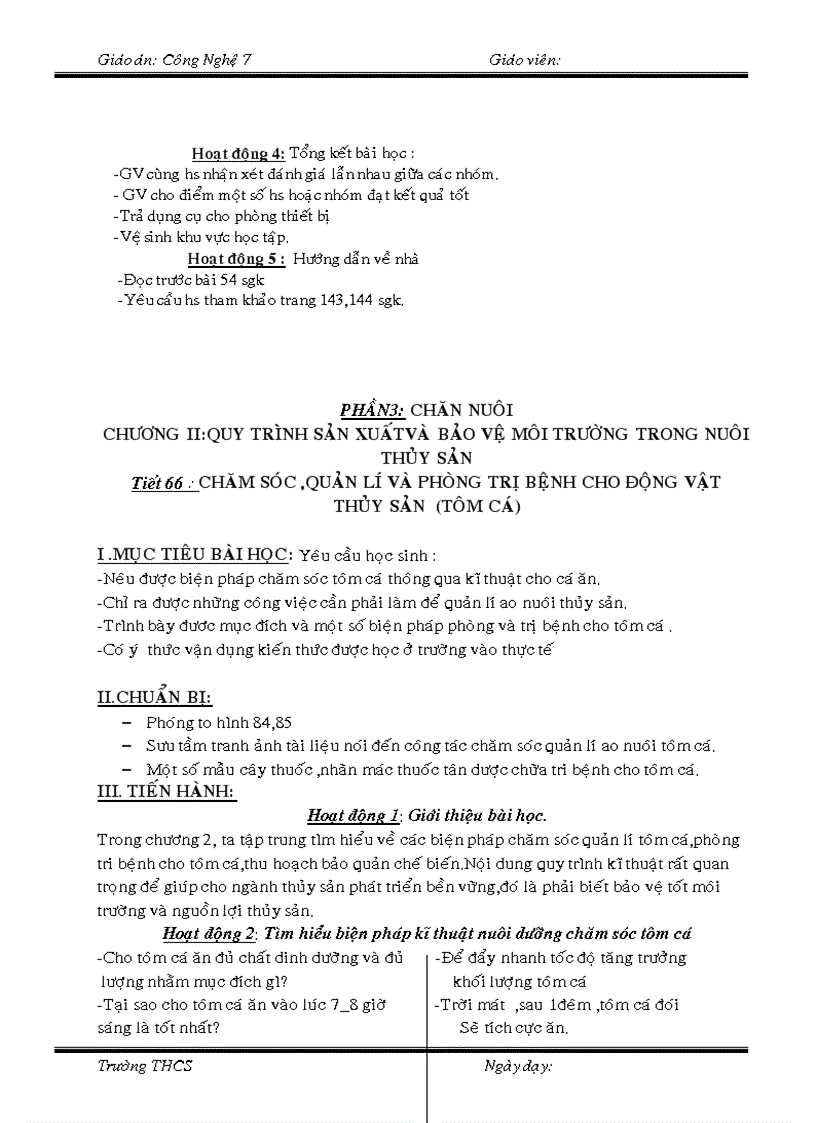 image for page Giao an Cong nghe 7 cuc hay