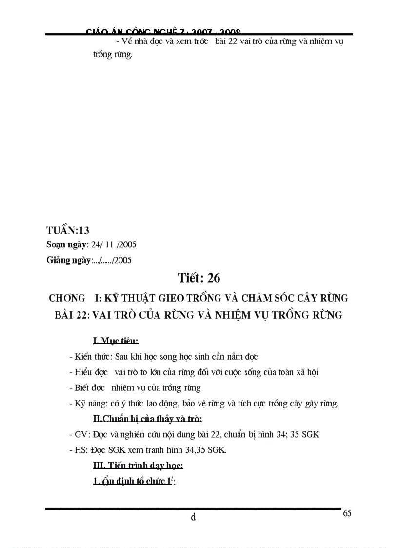 image for page Giao an cong nghe 7 cuc hay moi 08 09