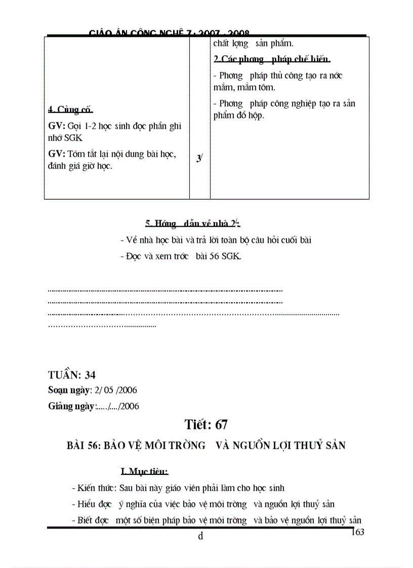 image for page Giao an cong nghe 7 cuc hay moi 08 09