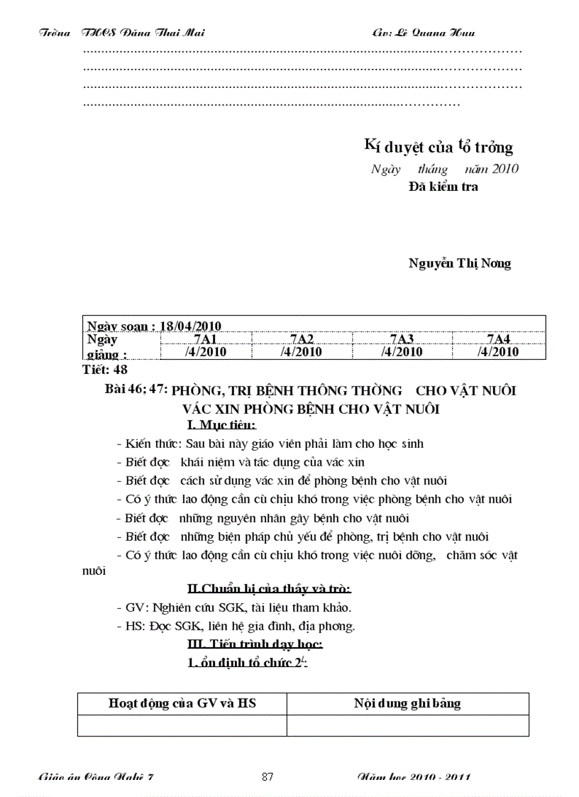 image for page Giao an Cong nghe 7 da chinh sua