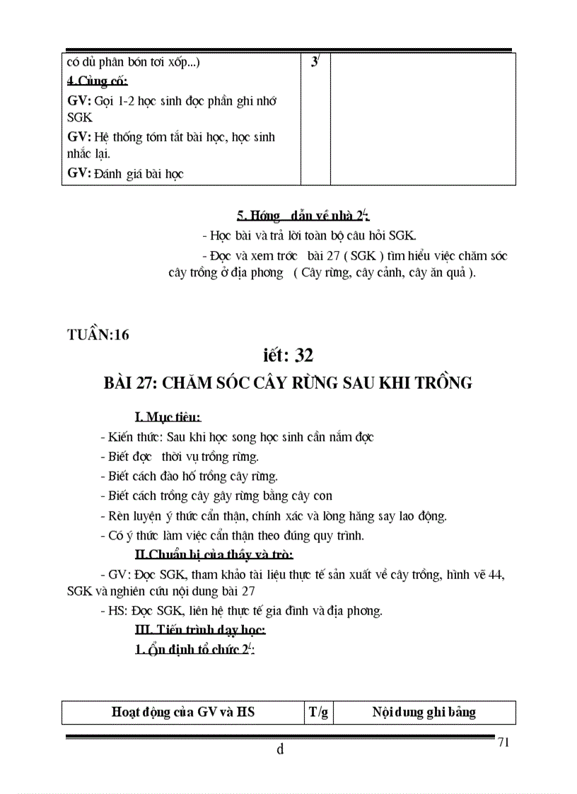 image for page Giao an cong nghe 7 hot 2011
