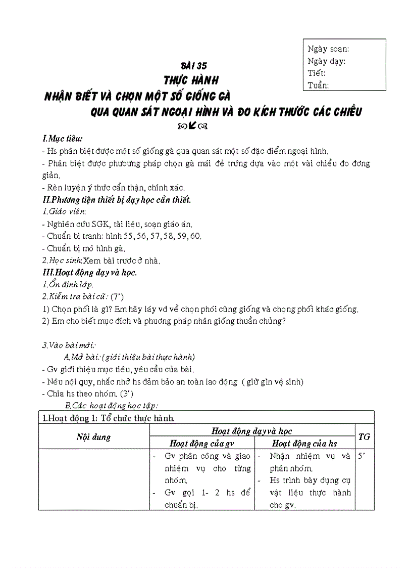 image for page Giáo án công nghệ 7 KH 2