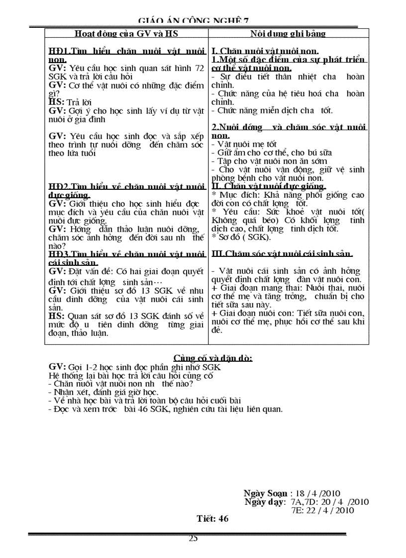 image for page Giao an cong nghe 7 ky II NBinh