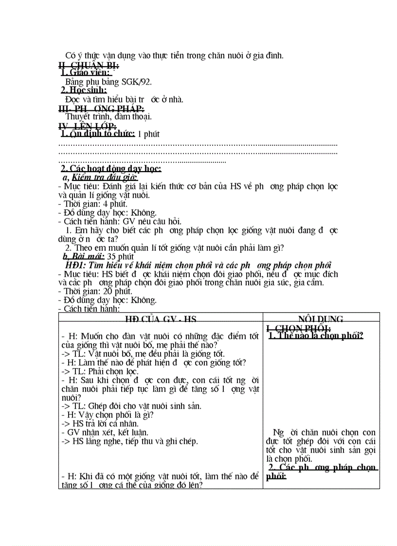 image for page Giáo án Công nghệ 7 kỳ II