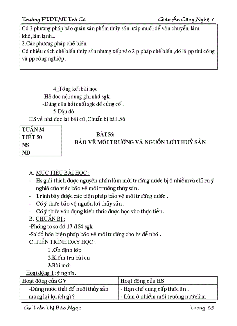 image for page Giao an cong nghe 7 moi hay