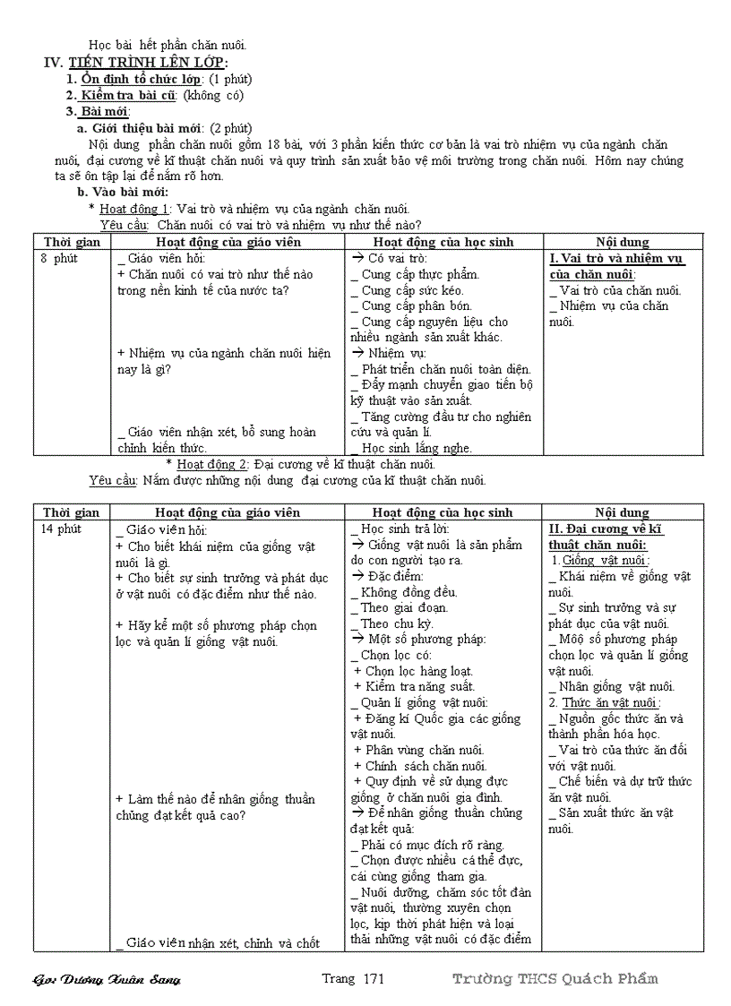 image for page Giáo án công nghệ lớp 7 new