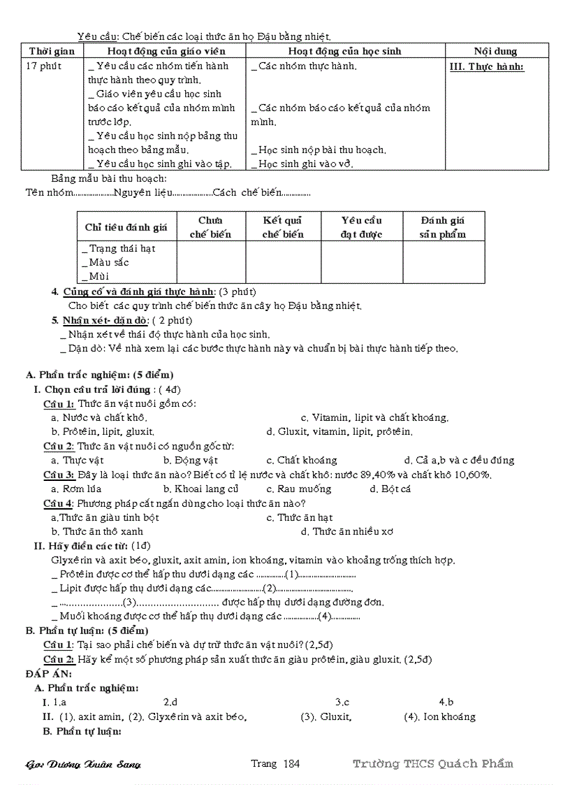 image for page Giáo án công nghệ lớp 7 new