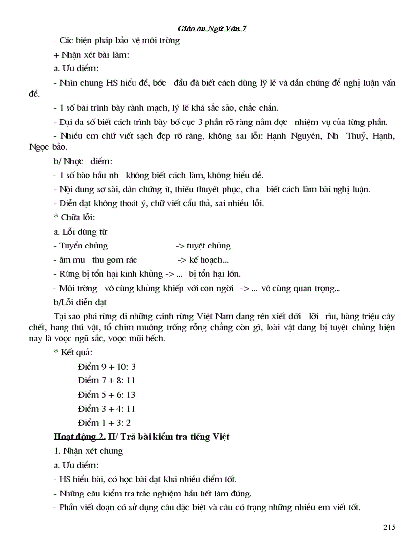 image for page Giáo án Ngữ Văn 7