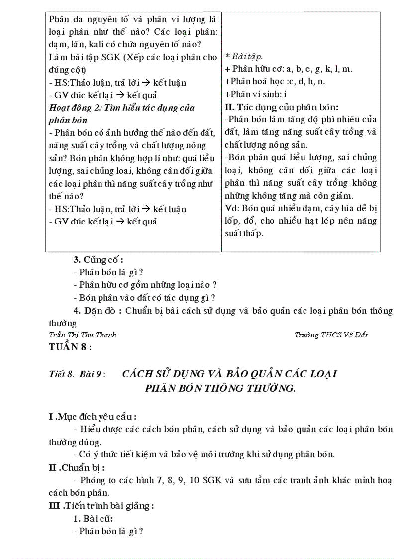 image for page Giáo án từ tuần 1 đến tuần 9