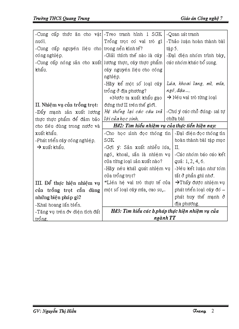 image for page Giáo án CN7 cả năm 1