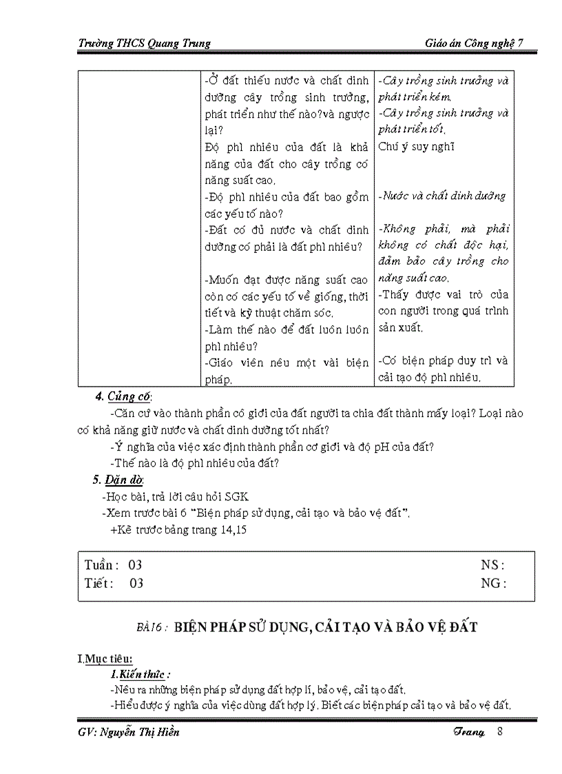 image for page Giáo án CN7 cả năm 1