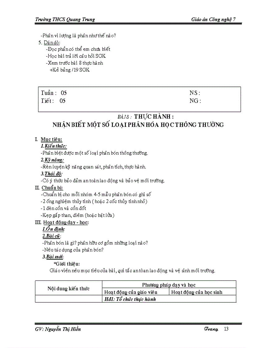 image for page Giáo án CN7 cả năm 1