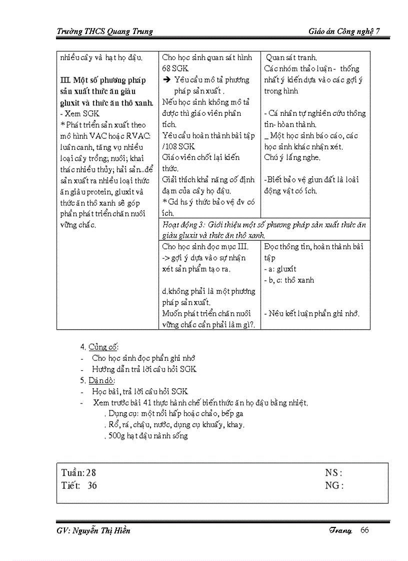 image for page Giáo án CN7 cả năm 1