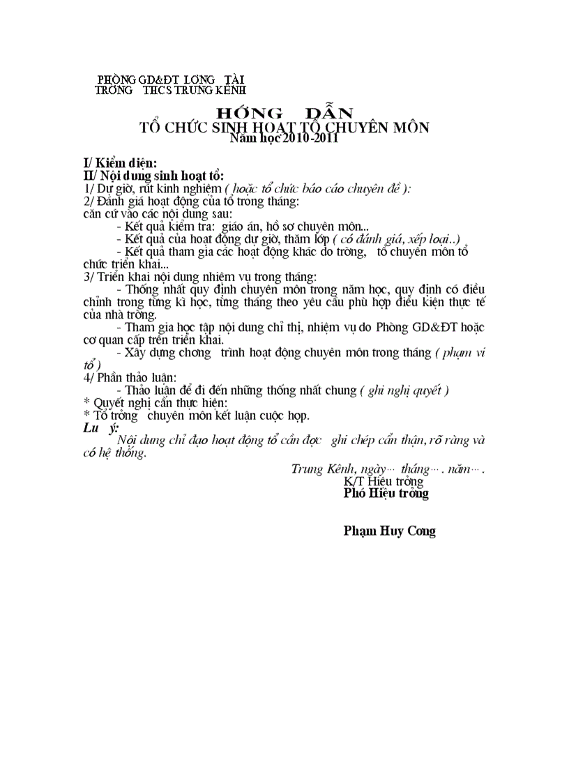 image for page Hdan Sinh hoat to chuyen mon