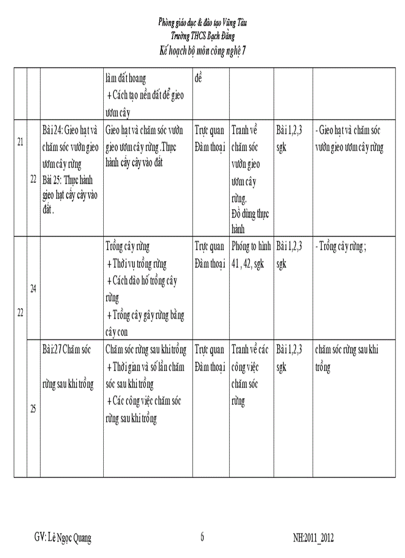image for page Kế hoạch cong nghe 7 Bach dang ls