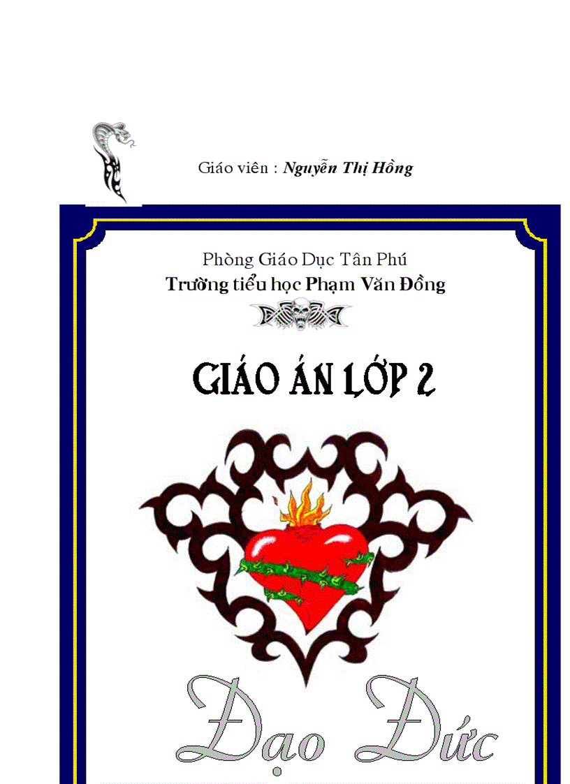 image for page Mẫu bìa giáo án