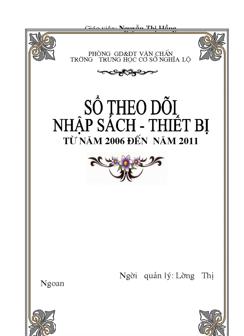 image for page Mẫu bìa giáo án