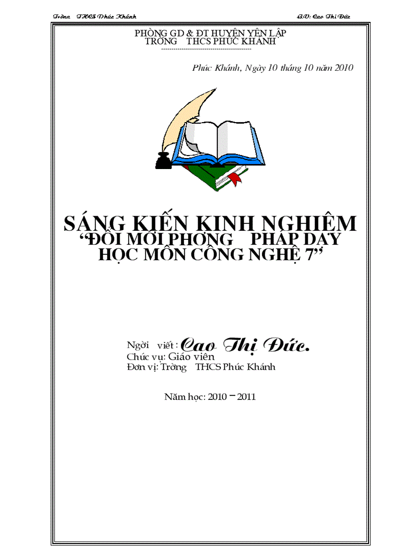 image for page Skkn 7 cực hay 2011