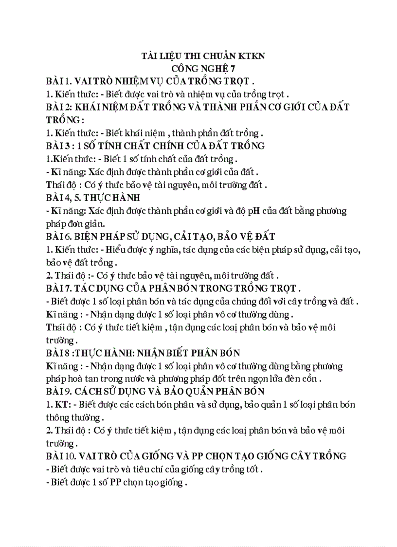 image for page Tài liệu thi chuẩn ktkn công nghệ 7