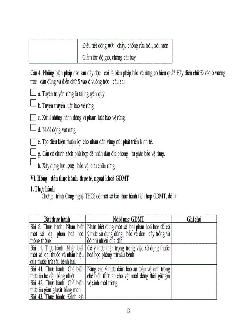 image for page Tích hợp giáo dục môi trường trong Cn 7